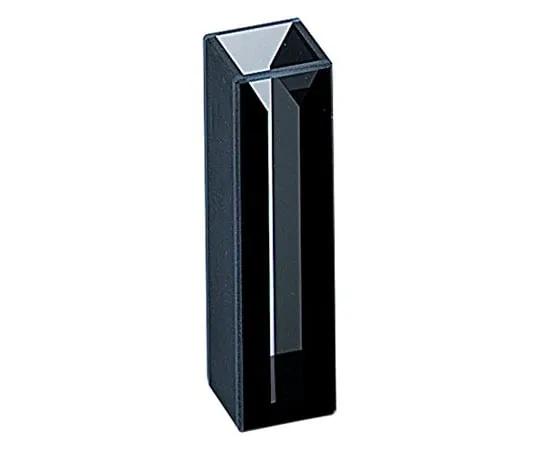 2-476-03 Quartz Standard Cell (Semi-Micro Black Two-sided Clear) T-9M-UV-10