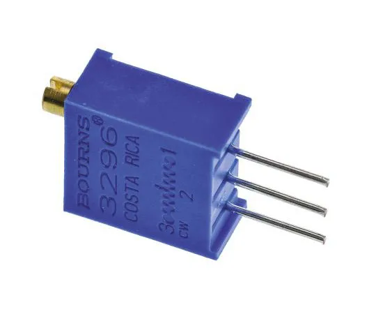 63-4705-36 10kΩ Through Hole Trimmer Potentiometer 0.5W Top Adjust Bourns 3296 Series 3296W-1-103LF