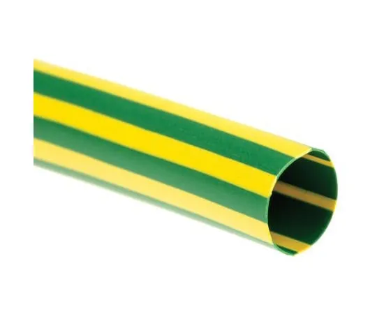 63-4767-83 TE Connectivity Green/Yellow No Heat Shrink Tubing 8mm Sleeve Dia. x 1.5m Length, DCPT Series 2:1 Ratio DCPT-8/4-45-1.5M