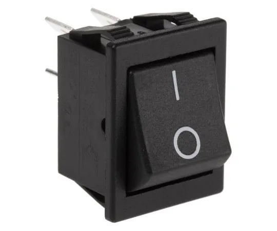 63-4751-57 Arcolectric Double Pole Single Throw (DPST), Latching Rocker Switch Panel Mount C1350ALAAF