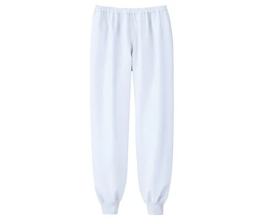 65-1261-46 Work Clothes, Unisex Slacks for Food Industry White 3S VEH29W-SITA-3S VEH29W-SITA-3S