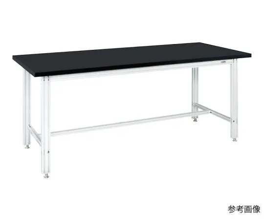 64-5296-86　［Discontinued］Aluminum Workbench (Special Acrylic Plastic top board) W1200 x D750 x H740mm　KHC-1275AL