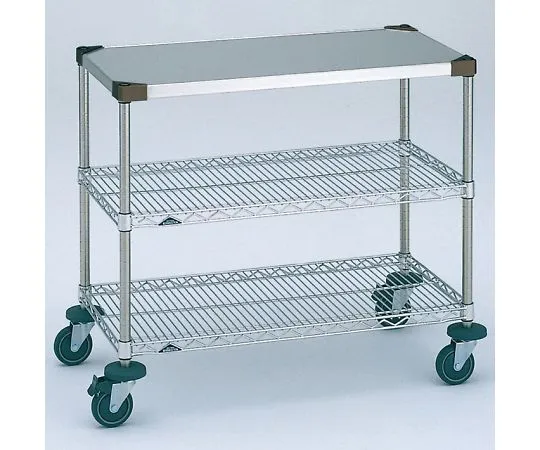 64-3535-90　［Discontinued］Super Erecta Cart AD Type SUS Working Cart 2 Type φ 125 W 606 x D 461 x H 923mm　NSWT2MAD