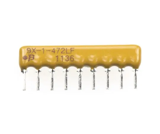 63-4852-74 Bourns Bussed Resistor Network 4.7kΩ ±2% 8 Resistors, 1.13W Total, SIP package 4600X Through Hole 4609X-101-472LF