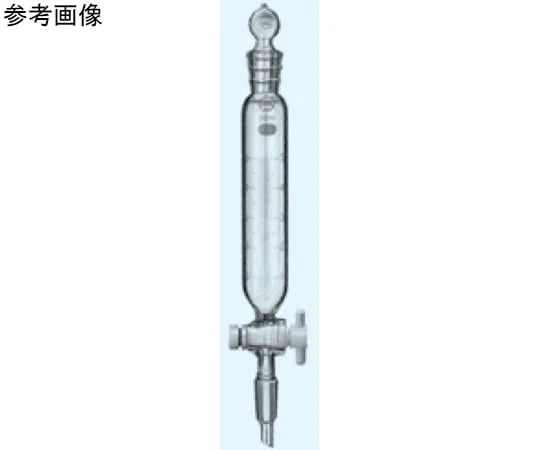 65-8680-39 Funnel Separatory, Graduated (PTFE Cock) TS Top 15 TS Bottom 15 100 mL 165-15100