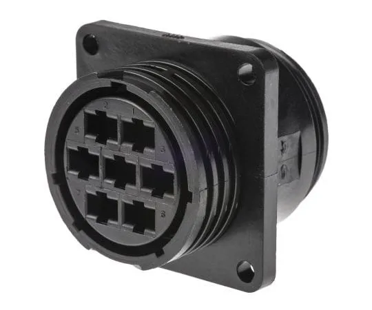 63-4734-02 TE Connectivity CPC Series 3 Series Panel Mount Housing, 7 contacts Socket 206227-1