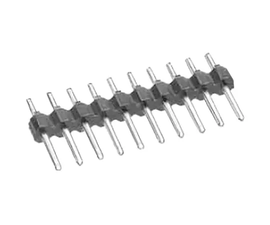 63-4914-25 Hirose A2, 10 Way, 1 Row, Straight Pin Header A2-10PA-2.54DSA(71)