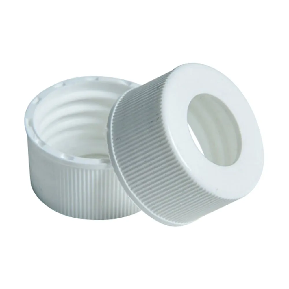 4-4814-11 Perforated Cap (White) for EPA Vial/VOC/VOA for Drinking Water Analysis 100 Pieces 1M24-414W