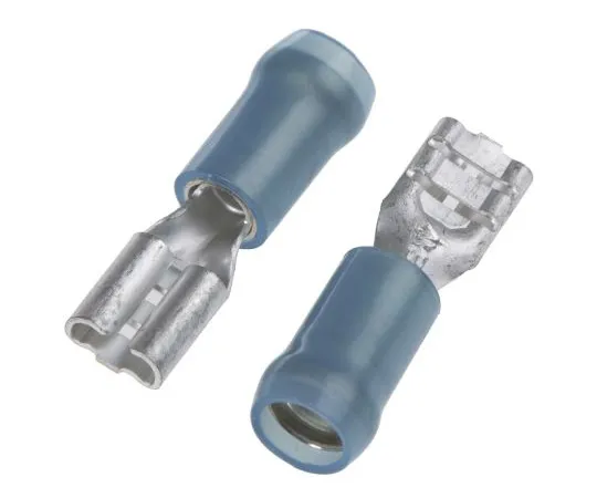 63-4799-70 TE Connectivity PIDG FASTON .187 Series Blue Insulated Crimp Receptacle, 4.8 x 0.8mm, 1.3mm² to 2mm², 16AWG to 14AWG, 9-160479-2