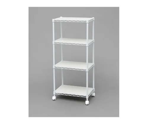 61-0429-45　［Discontinued］Color Metal Rack with Wood Board CBM-44104W White　226144/CBM-44104W