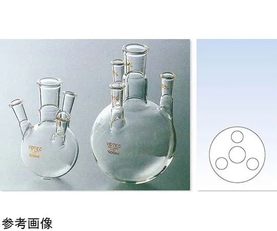 65-6810-71 Transparent Sliding Four-necked Flask 100 mL 24/40 Side TS15/25 1514-01-1