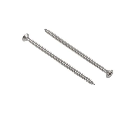 63-4690-88 Pozidriv Countersunk Stainless Steel Wood Screw, A2 304, 5mm Thread, 100mm Length 144-3513