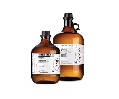61-0285-92 Acetonitrile for Liquid Chromatography Gradient Grade Lichrosorb(R) Reag. pH Eur 100030 1L 1.00030.1000
