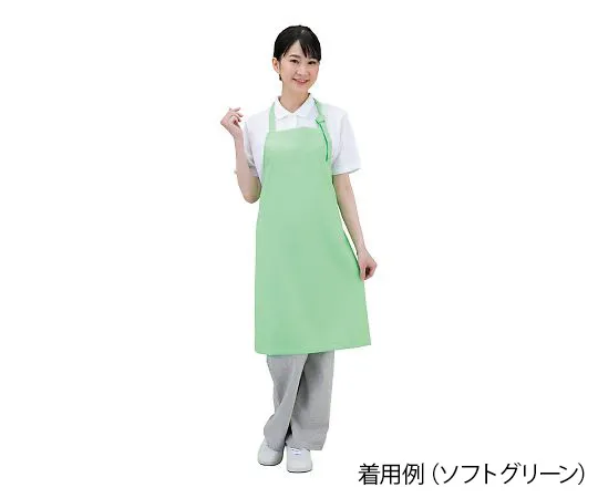 7-779-01 Antiviral Apron Dr. EarthR Neck Hanging Off White E3500-0