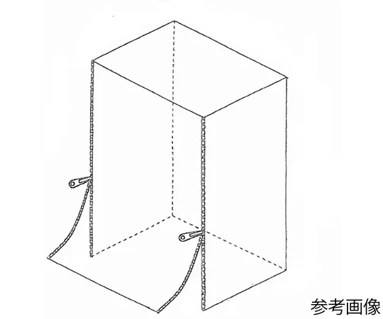 68-4109-43 Transparent Dust-Proof Cover for Basket Car 830 x 630 x 1500 mm TP8060