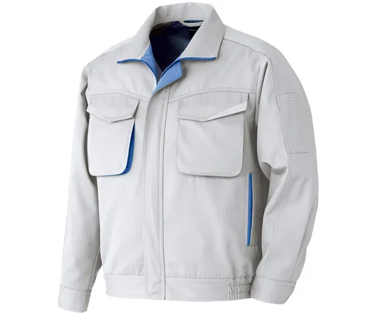 65-1239-14 Work Clothes, Male/Female Pair Blouson, Silver Gray SS G481-UE-SS G481-UE-SS