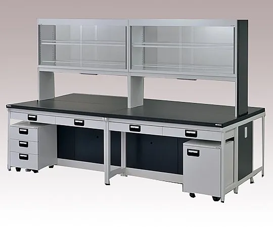 3-2036-01　［Discontinued］Central Laboratory Bench Steel Type 1800 x 1500 x 850/1950　AB-1815K-STG