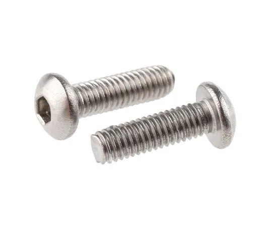 63-4739-42 RS M3 x 10mm Hex Socket Button Screw Plain Stainless Steel 232-8158