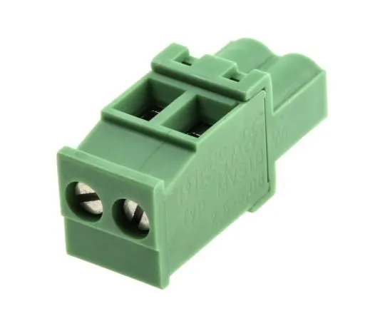 63-4916-20 Phoenix Contact MVSTBW 2.5/ 2-ST-5.08 Non-Fused Terminal Block, 2 Way/Pole, Screw Down Terminals, 24 → 12 AWG 1792757