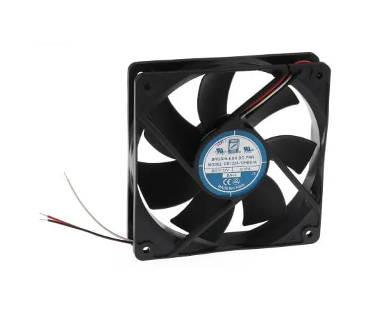 63-4893-97 RS PRO Axial Fan, 120 x 120 x 25mm, 89cfm, 5W, 12 V dc 619-6494
