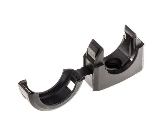 63-4745-68 Adaptaflex Cable Clip Black Screw Nylon Conduit Clip, 28mm Max. Bundle ACB28