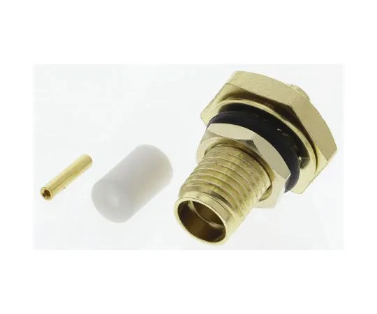 63-4874-08 RS PRO Straight Panel Mount Bulkhead Fitting SMA Bulkhead, Crimp Termination RG405 546-3153