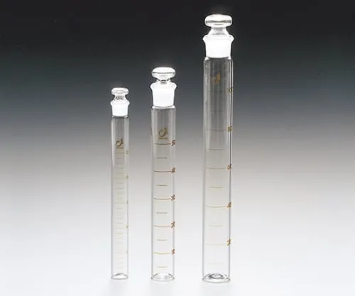 61-0061-57 CL Stoppered Color Comparison Tube (Silver Stainless Scale) 25mL 10 Pcs CL2365-01-10