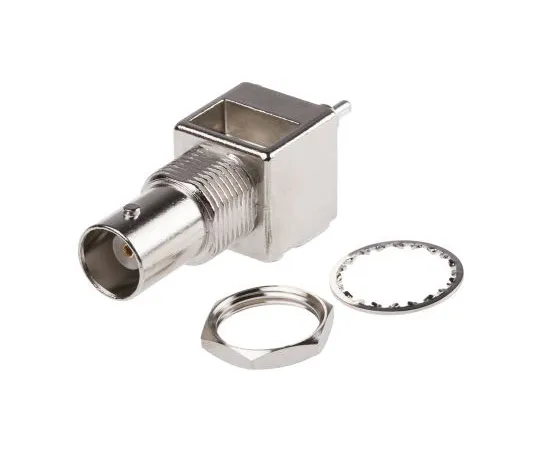 63-4875-05 RS Straight 50Ω PCB Mount BNC Connector, jack, Nickel, Through Hole Termination 546-5187