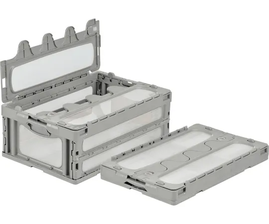 67-7113-12 Folding Container C-55B Light Gray/Transparent 55908000GL802TM