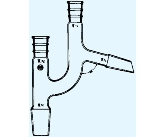65-8674-15 Fractionation Tube Claisen Type 60° TS Upper 15 TS Lower 15 TS Side Tube 15 TS Branch Tube 15 068-1515