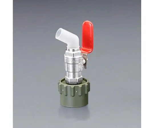 64-7989-35 Pail Can/18-liter can Cock ( brass/Red ) φ 40 mm EA991JW-21