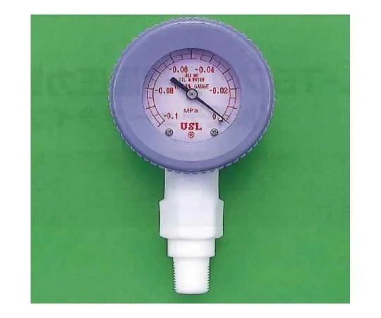 62-7098-16 USL Fluorine Plastic Vacuum Gauge 50 φ R 3/8 -0.1 to 0 Mpa 00N-232-01 00N-232-01