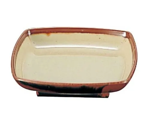 61-6835-69 Melamine Japanese Crockery Chojiro Kaku Small Plate AN-55 G Inner Wakakusa 2429010
