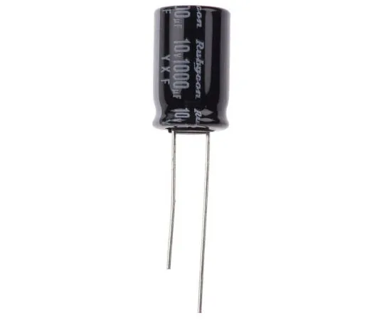 63-4721-84 Rubycon 1000μF 10V dc Aluminium Electrolytic Capacitor, Through Hole 10 (Dia.) x 16mm +105°C 10mm 5mm 10YXF1000M10X16