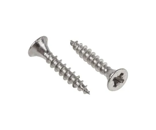 63-4690-83 Pozidriv Countersunk Stainless Steel Wood Screw, A2 304, 3.5mm Thread, 20mm Length 144-3507