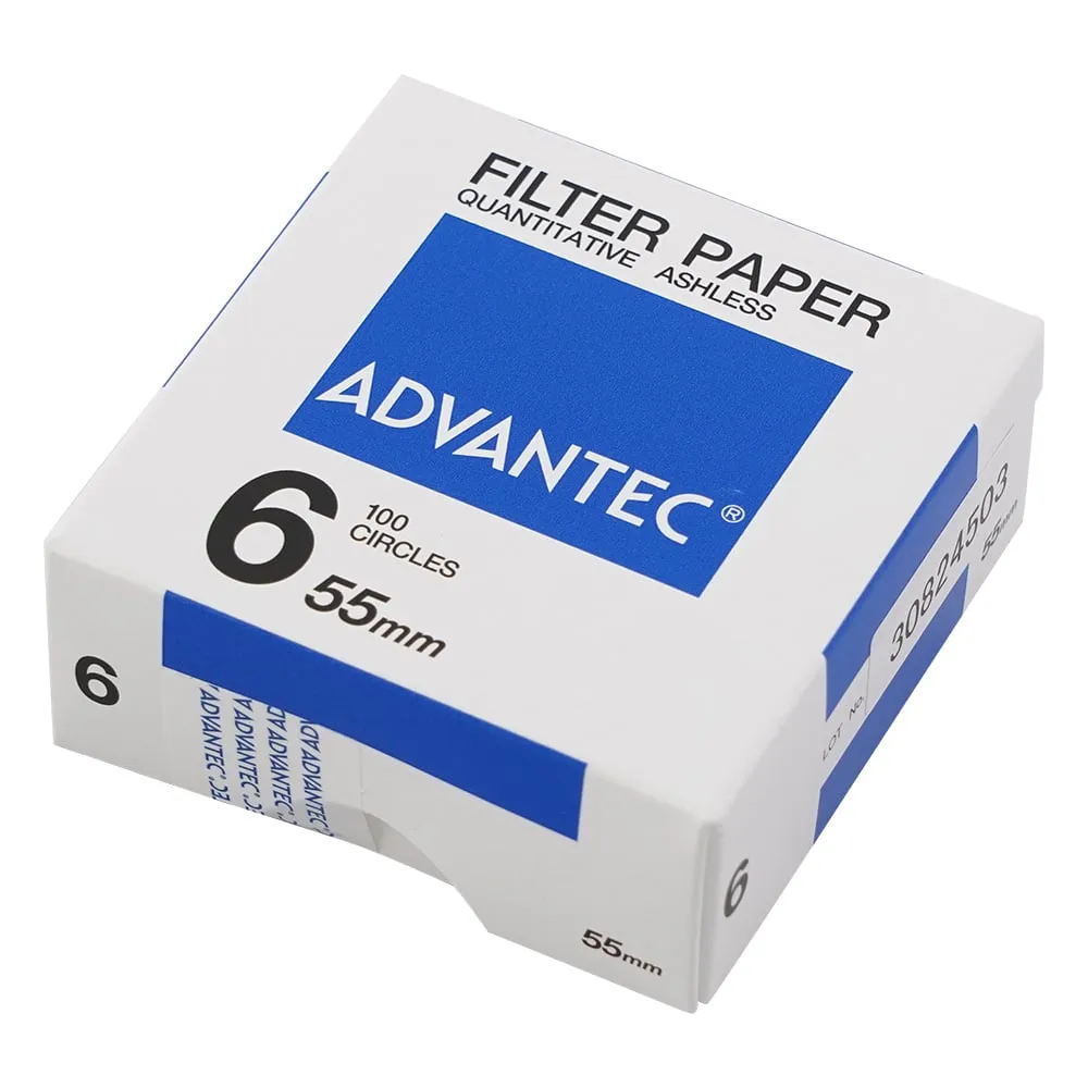4-901-07 Quantitative Filter Paper No. 6 100 Pieces 1601055