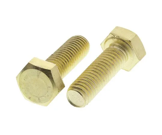 63-4817-02 Plain Brass Hex Bolt, M8 x 25mm 483-2429