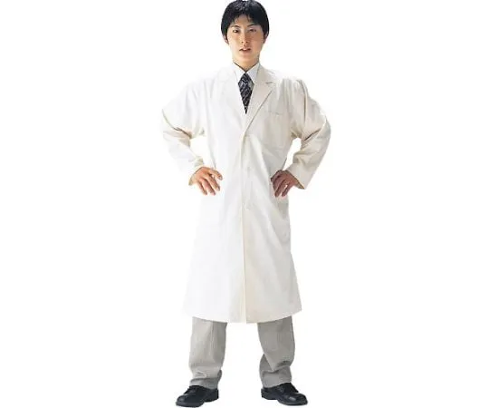 64-6745-37 Heat-Resistant Chemical-Resistant White Coat CWWCA-L