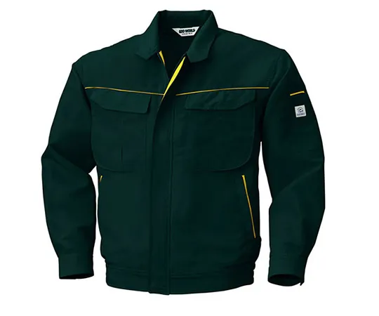 63-1797-30 Long Sleeve Jacket Green x Yellow 5627-22-S