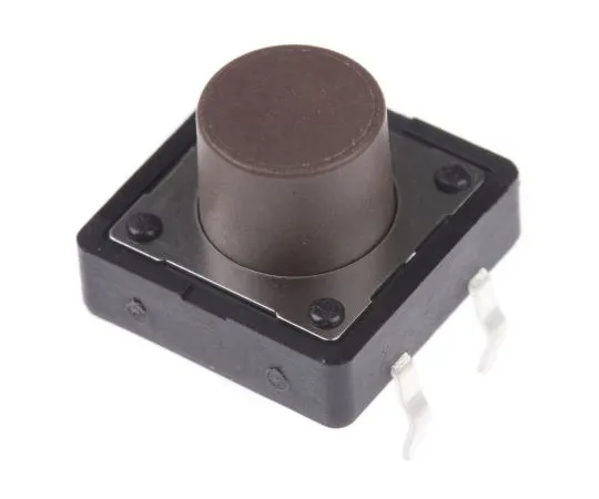 63-4777-16 Brown Plunger Tactile Switch, Single Pole Single Throw (SPST) 50 mA @ 12 V dc 4.2mm DTS25NV