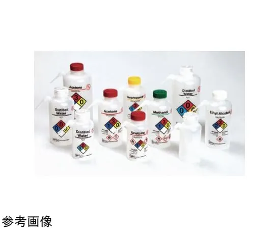 65-5637-04 UnitaryTM Chemical Identification Washing Bottle Acetone 500 mL 1 Box (4 Pieces) 2436-0501JP
