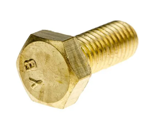 63-4817-01 Plain Brass Hex M8 x 20mm Set Screw 483-2413