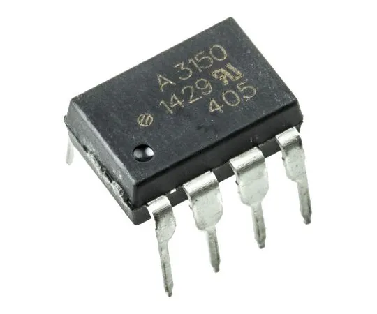 63-4876-26 Broadcom, HCPL-3150-000E DC Input Transistor Output Optocoupler, Through Hole, 8-Pin DIP HCPL-3150-000E
