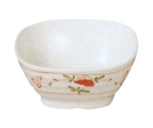61-6834-32 Melamine Japanese tableware Akae square small Bowl AK-50 2115900