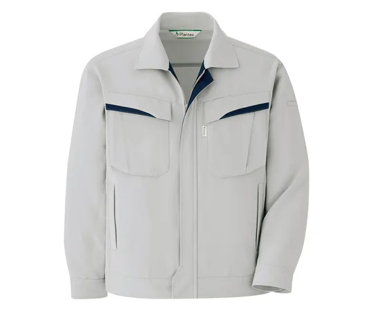 65-1289-03　［Discontinued］Work Clothes, VERDEXCEL Stretch Long Sleeve Jumper Silver Gray S VES2481-UE-S　VES2481-UE-S