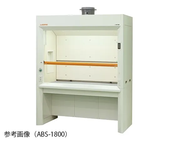 3-3952-11　［Discontinued］Fume Hood Standard (open-type epoxy top board) 1200 x 830 x 2250mm　ABS-1200