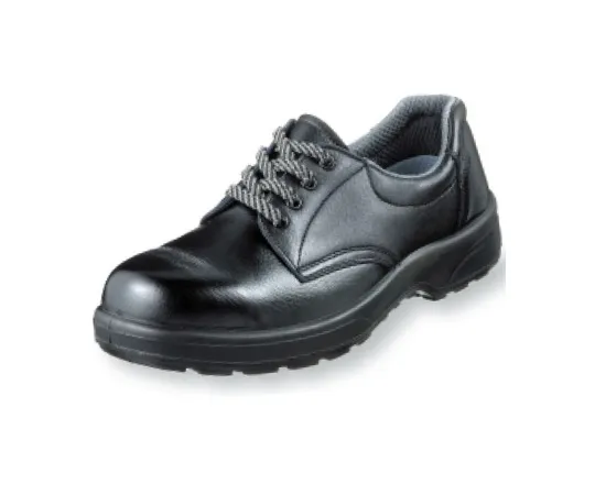 64-6534-64 Resin Toecap Urethane 2-Layer Shoes Black 23.5 cm AZ112