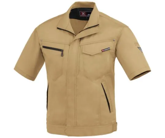 65-8371-77 Short Sleeve Blouson Camel 3L 1631-81-3L