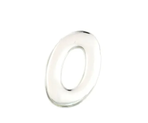 61-7427-74 Silver Metal Characters 0 35mm x 1mm SM35-0