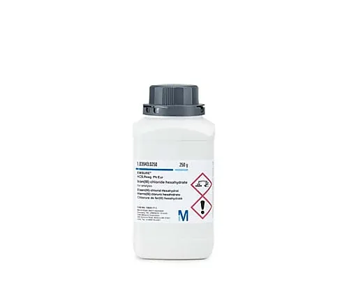 61-0294-43 Iron(III) Chloride Hexahydrate For Analysis Emsure(TM) ACS, Reag. Ph Eur 103943 250G 1.03943.0250